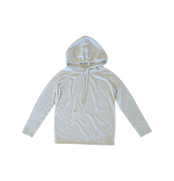 A Beige Hooded Sweatshirts from Excuse My French in size 6T for girl. (Front View)