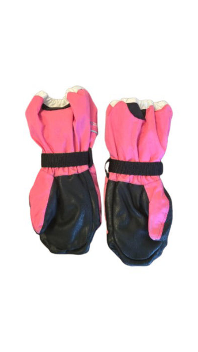 A Pink Gloves & Mittens from Hestra in size 4T for neutral. (Back View)