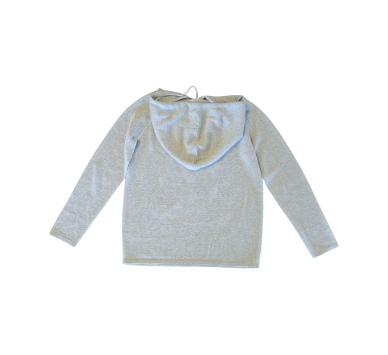 A Beige Hooded Sweatshirts from Excuse My French in size 6T for girl. (Back View)