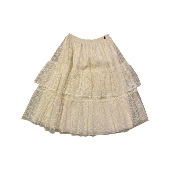 A Ivory Tulle Skirts from Gucci in size 10Y for girl. (Front View)