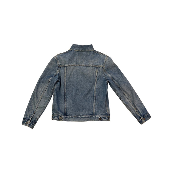 A Blue Lightweight Jackets from Gucci in size 12Y for girl. (Back View)