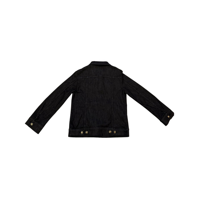 A Black Lightweight Jackets from Dolce & Gabbana in size 10Y for neutral. (Back View)