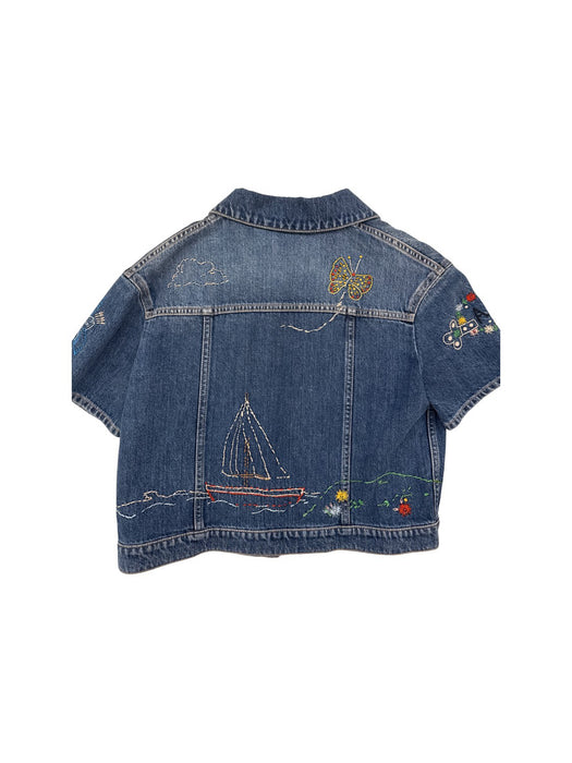 A Blue Lightweight Jackets from Gucci in size 12Y for girl. (Back View)