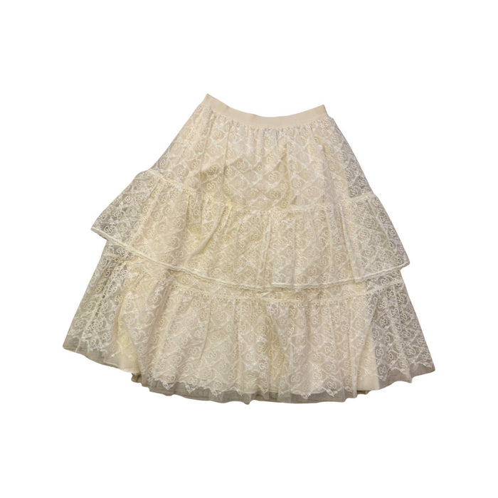 A Ivory Tulle Skirts from Gucci in size 10Y for girl. (Back View)
