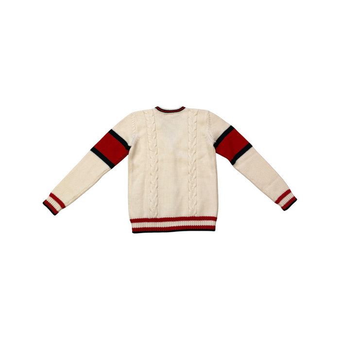 A Red Cardigans from Gucci in size 12Y for neutral. (Back View)