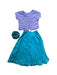 A Teal Dress Sets from Fabindia in size 4T for girl. (Back View)