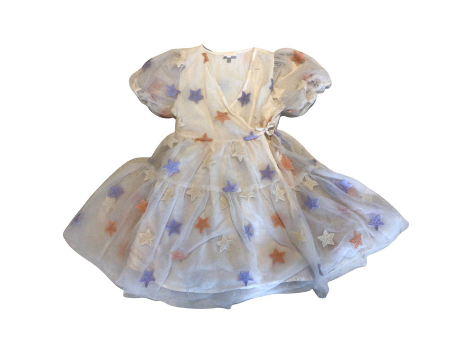 A Multicolour Short Sleeve Dresses from Seed in size 7Y for girl. (Front View)