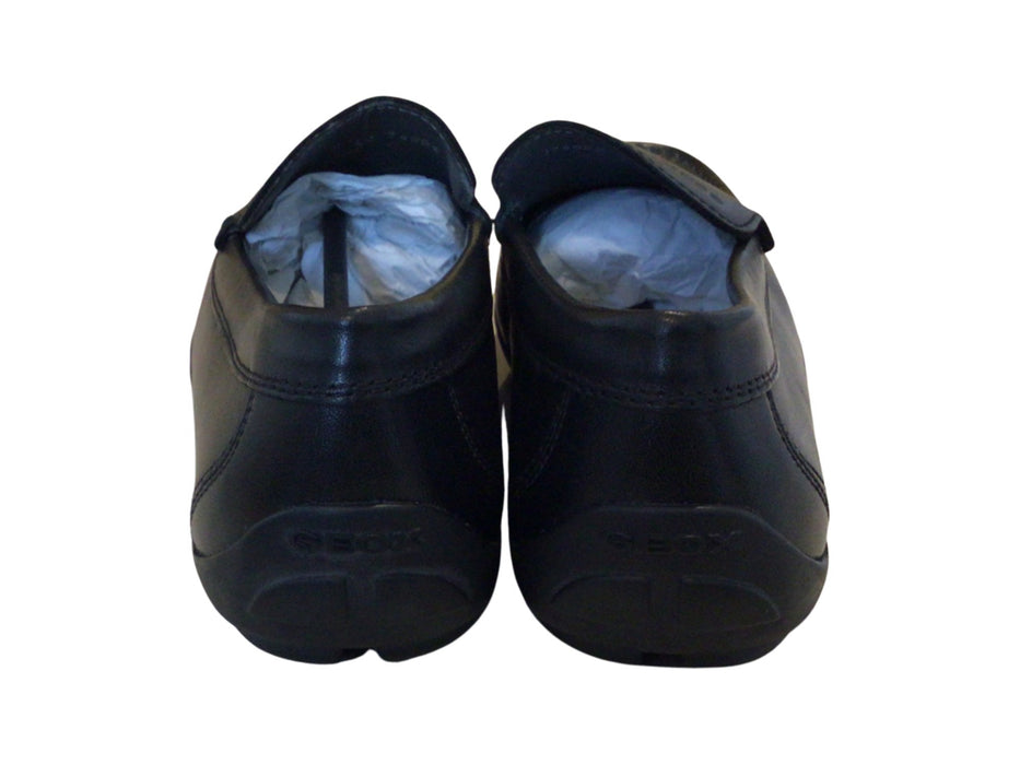 A Black Loafers & Moccasins from Geox in size 14Y for boy. (Back View)