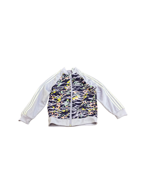 A White Lightweight Jackets from Adidas in size 4T for neutral. (Front View)