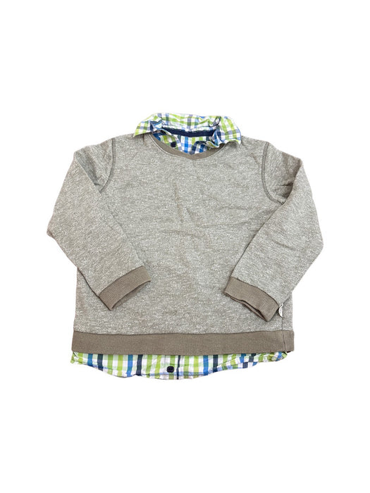 A Grey Crewneck Sweatshirts from rainbowxoxo in size 6T for boy. (Front View)