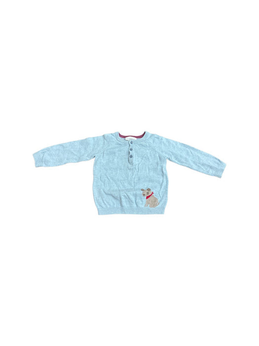 A Blue Long Sleeve Tops from The Bonnie Mob in size 12-18M for neutral. (Front View)