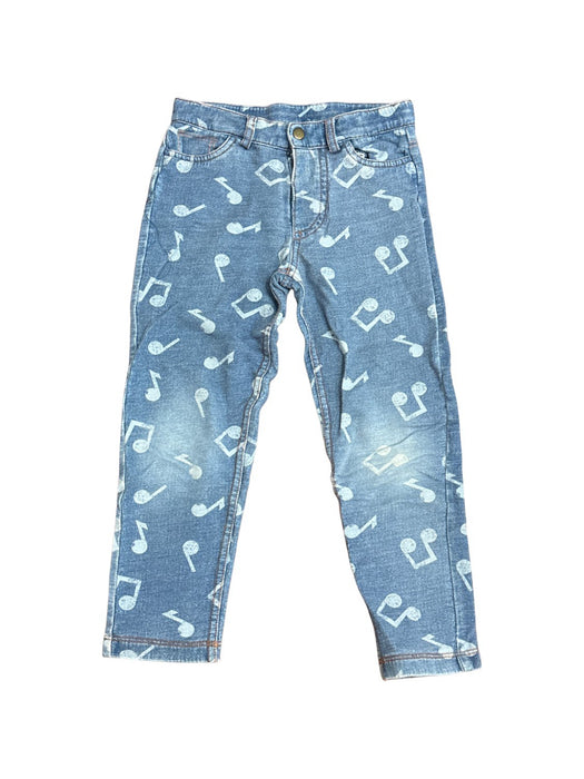 A Blue Leggings from The Bonnie Mob in size 6T for neutral. (Front View)