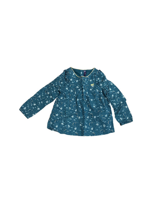 A Blue Long Sleeve Tops from Sergent Major in size 4T for girl. (Front View)