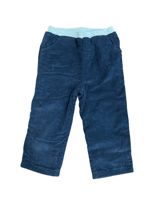 A Blue Casual Pants from The Little White Company in size 18-24M for boy. (Front View)