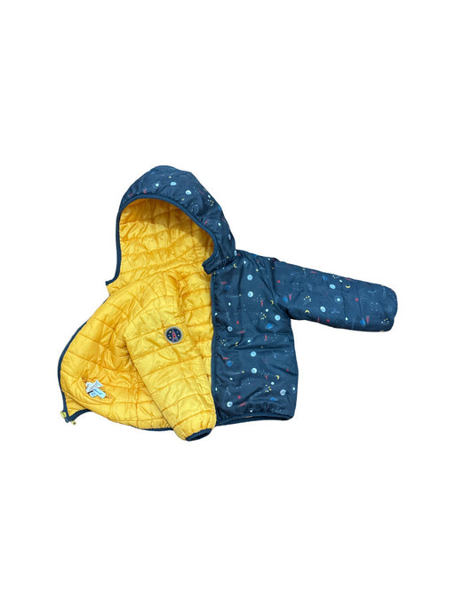 A Yellow Puffer/Quilted Jackets from Absorba in size 2T for neutral. (Front View)