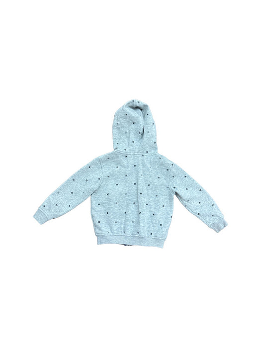 A Grey Zippered Sweatshirts from Nautica in size 2T for boy. (Back View)