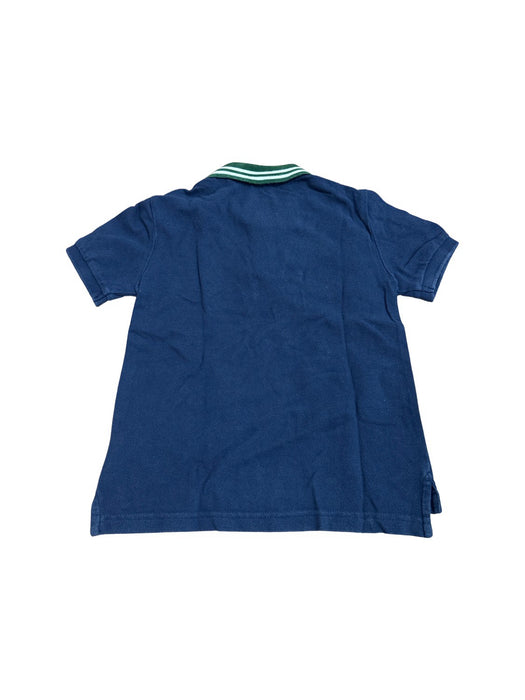 A Blue Short Sleeve Polos from Polo Ralph Lauren in size 4T for boy. (Back View)