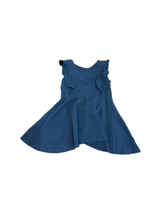 A Blue Sleeveless Dresses from Polo Ralph Lauren in size 3T for girl. (Back View)