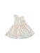 A Peach Sleeveless Dresses from Chickeeduck in size 2T for girl. (Back View)