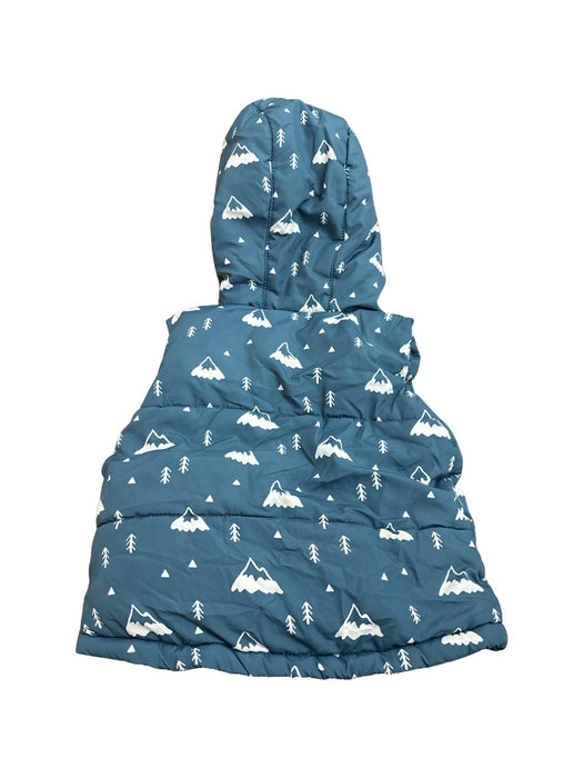 A Blue Outerwear Vests from Sprout in size 6-12M for neutral. (Back View)