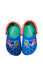 A Blue Sandals from Crocs in size 3T for boy. (Front View)