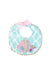 A Teal Bibs from Mudpie in size O/S for girl. (Front View)