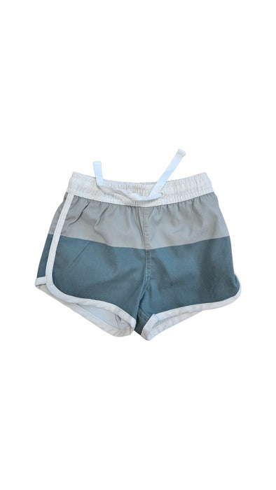 A Grey Swim Shorts from Rylee + Cru in size 6-12M for boy. (Front View)