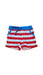 A Red Shorts from Boden in size 6-12M for boy. (Front View)