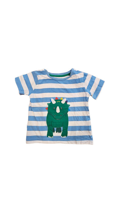 A Blue Short Sleeve T Shirts from Boden in size 12-18M for boy. (Front View)