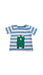 A Blue Short Sleeve T Shirts from Boden in size 12-18M for boy. (Front View)