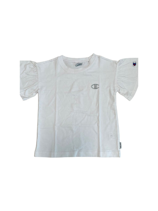 A White Short Sleeve T Shirts from Champion in size 6T for neutral. (Front View)