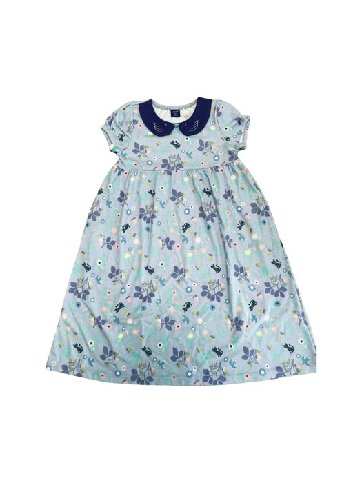 A Blue Short Sleeve Dresses from Anna Sui in size 7Y for girl. (Front View)