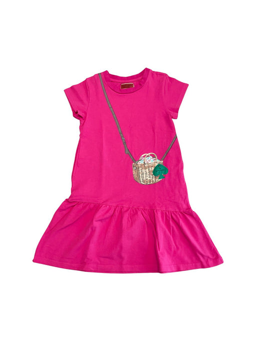 A Pink Short Sleeve Dresses from Kate Spade in size 11Y for girl. (Front View)