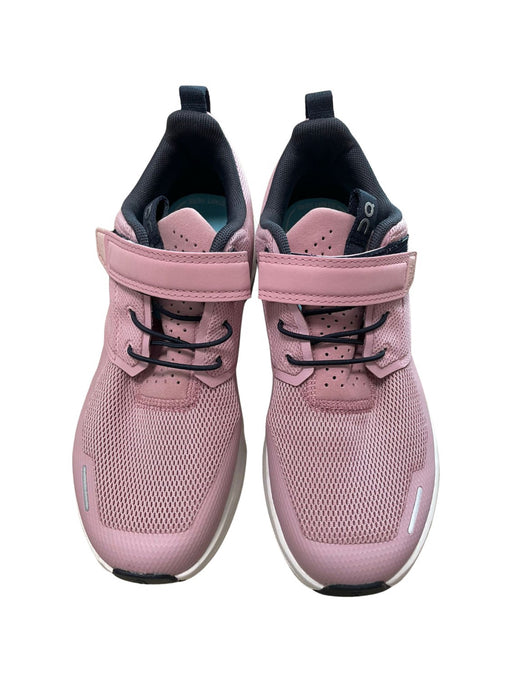 A Pink Sneakers from On in size 9Y for neutral. (Front View)