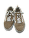 A Beige Sneakers from Vans in size 7Y for neutral. (Front View)