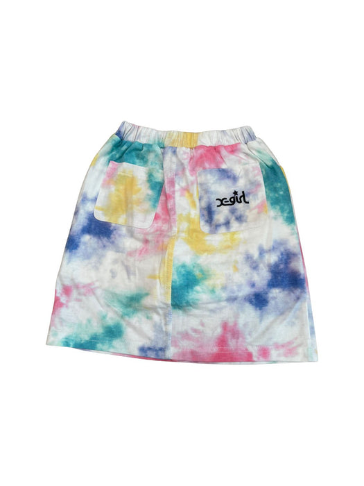 A Multicolour Mid Skirts from X-Girl Stages in size 7Y for girl. (Back View)