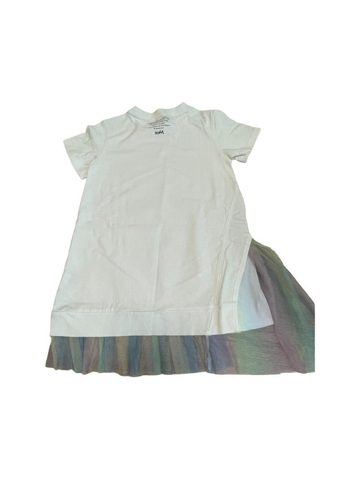 A White Short Sleeve Dresses from X-Girl Stages in size 6T for girl. (Back View)