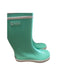 A Teal Rain Boots from Aigle in size 6T for neutral. (Back View)