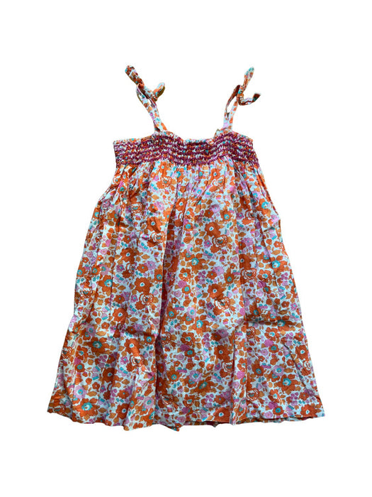 A Multicolour Sleeveless Dresses from Jacadi in size 6T for girl. (Front View)