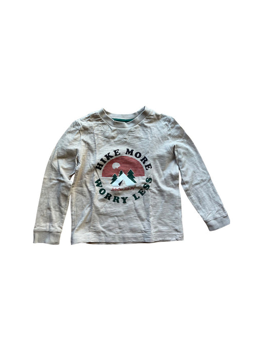 A Beige Long Sleeve T Shirts from Cyrillus in size 4T for neutral. (Front View)