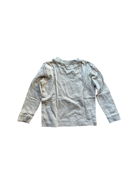 A Beige Long Sleeve T Shirts from Cyrillus in size 4T for neutral. (Back View)