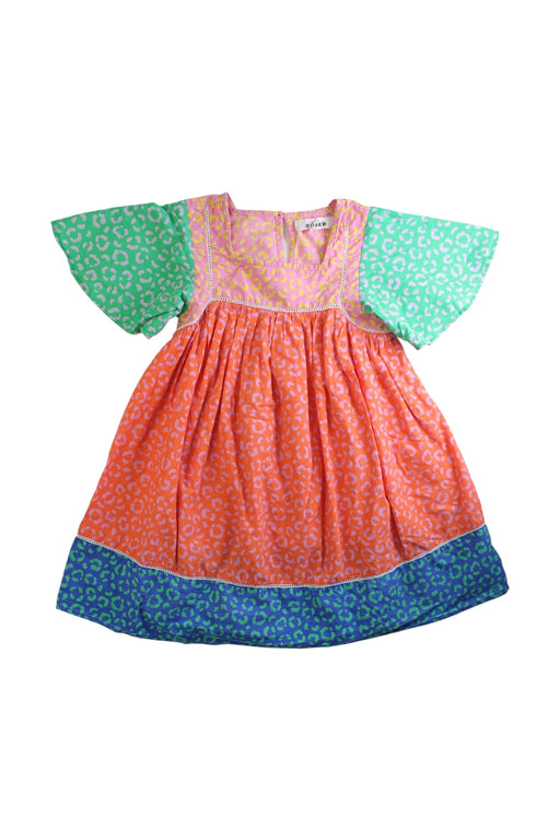 A Multicolour Sleeveless Dresses from Boden in size 4T for girl. (Front View)