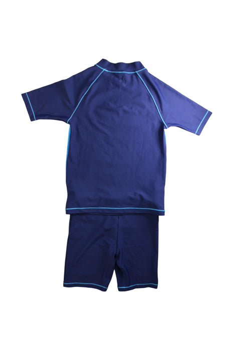 A Blue Rash Guards from Arena in size 10Y for boy. (Back View)