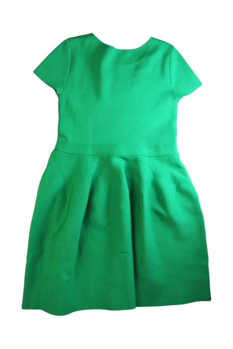 A Green Short Sleeve Dresses from Carolina Herrera in size 12Y for girl. (Back View)