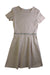 A Beige Short Sleeve Dresses from Calvin Klein in size 14Y for girl. (Front View)