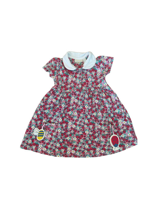 A Red Short Sleeve Dresses from Jojo Maman Bébé in size 18-24M for girl. (Front View)