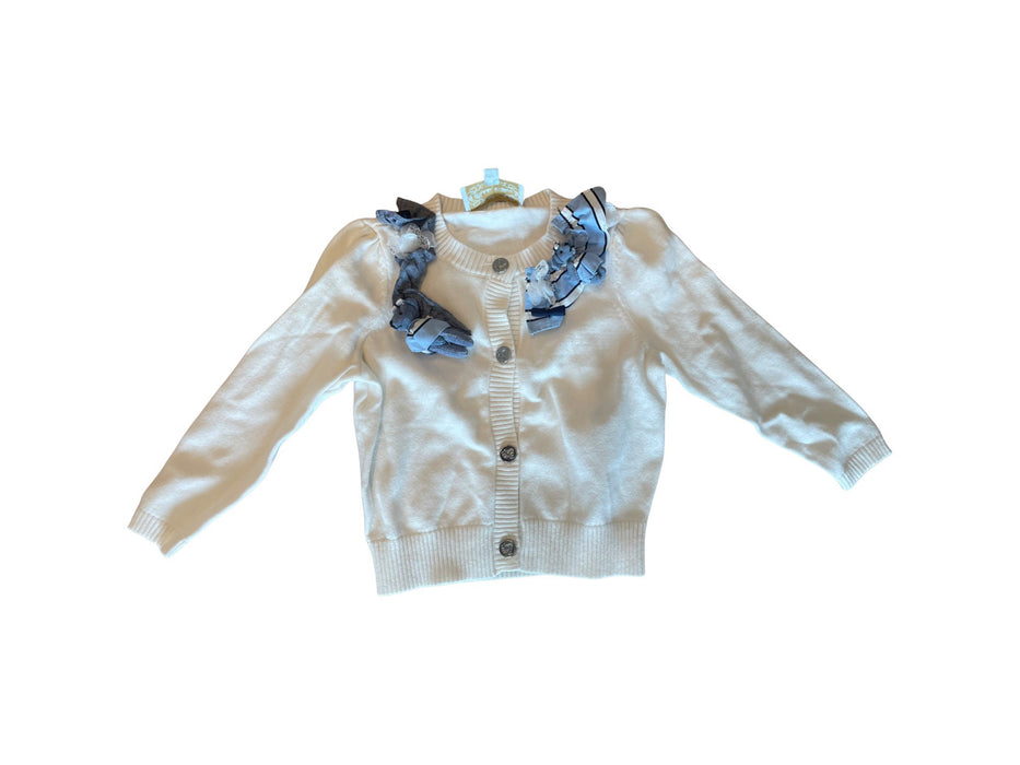A White Cardigans from Nicholas & Bears in size 12-18M for girl. (Front View)