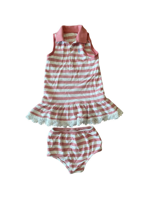 A Pink Dress Sets from Ralph Lauren in size 2T for girl. (Front View)