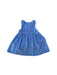 A Blue Overall Dresses from Jojo Maman Bébé in size 12-18M for girl. (Back View)