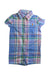 A Multicolour Short Sleeve Rompers from Ralph Lauren in size 6-12M for neutral. (Front View)